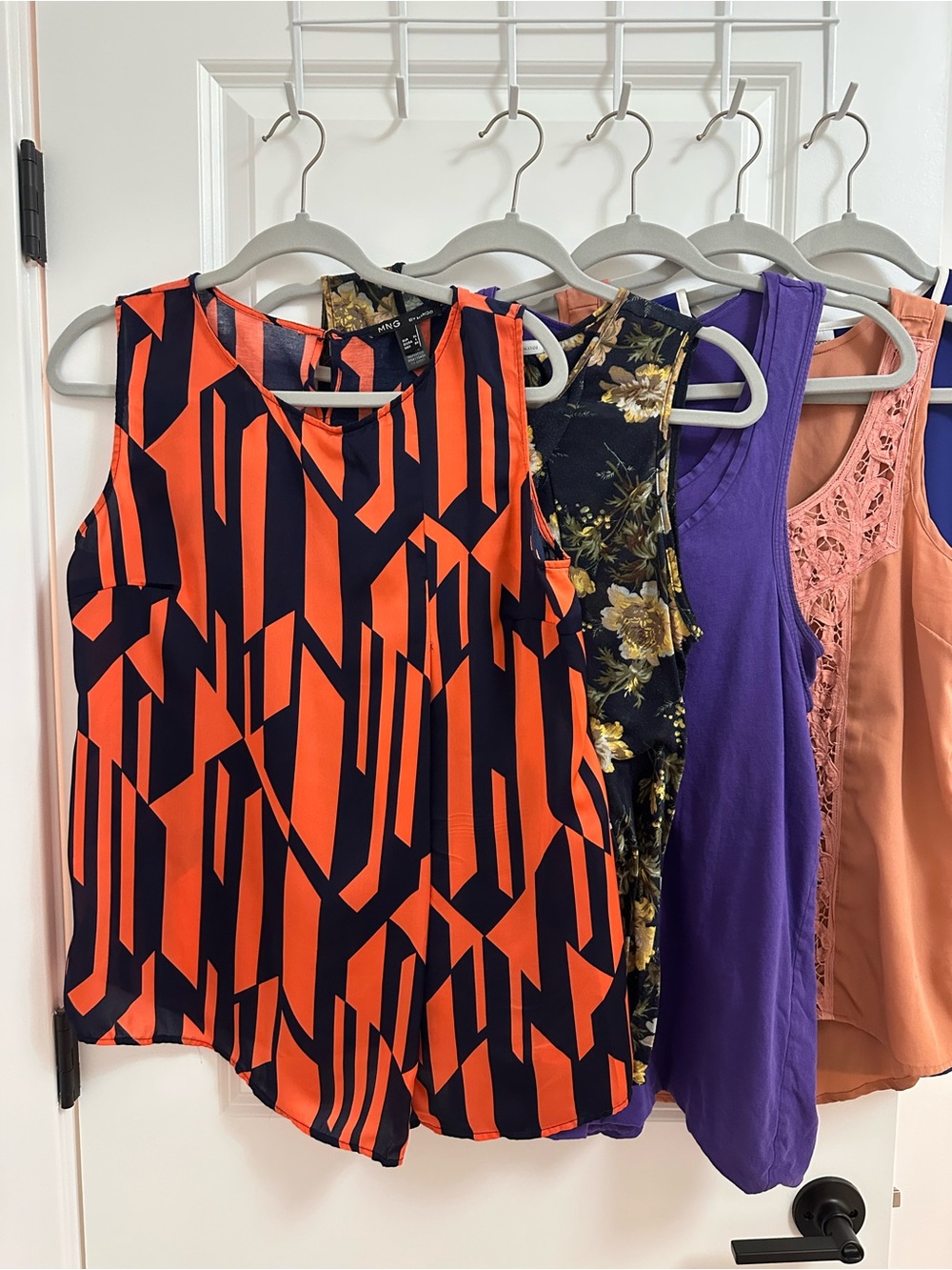 5-Piece Women’s Large Blouse Bundle | Mango, BCBG, Liz Claiborne | Workwear Tops